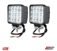 2 X Alta Potenza 12v 24v LED Lavoro Lampada Pois Luci Per DAF Man Scania Volvo