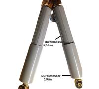 2 X Ammortizzatore Frontale Coilover Znen 50er -125er China Moto Scooter Retrò