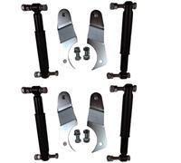 2 x Ammortizzatori Asse per Knott Set Assali 1800 kg Staffa snodata 100 km/h