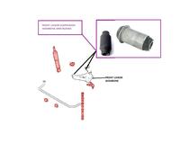 2 X Anteriore Inferiore Forcella Boccola Per Ford Ranger 2.5TD Pick Up ER24