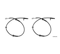 2 x Anteriori Ruota ABS Velocità Sensore per Renault Koleos 2008 + Hca / Re /