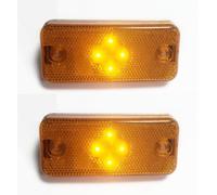 2 X Arancione Ambra LED Indicator Marker Lights Per Fiat Ducato 2006 4 LEDs