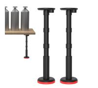 2 x aste telescopiche di sostegno per lavabi da incasso, di sollevamento per armadi da cucina e bagno