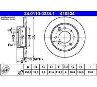 ATE Discofreno 24.0110-0334.1