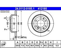 ATE Discofreno 24.0112-0185.1