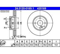 ATE Discofreno 24.0120-0169.1