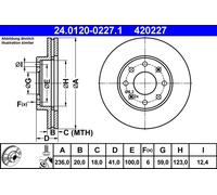 ATE Discofreno 24.0120-0227.1