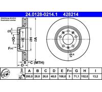 ATE Discofreno 24.0128-0214.1