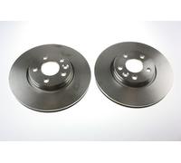 AUTOMEGA 2x Disco Freni Anteriore Ventilato per Ford Galaxy S - Volvo V60 V70