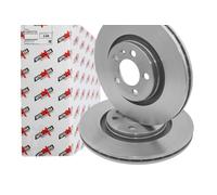 AUTOMEGA 2x Disco Freno Ventilato Frontale per VW Golf IV 1J1 1J5 Audi A1 8X1