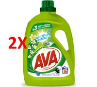 2 X Ava Detersivo Liquido Bucato Lavatrice - Profumazione Freschezza Tropicale