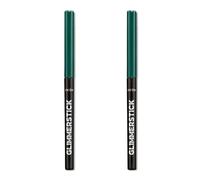 2 x Avon Glimmerstick eyeliner impermeabile EMERALD - non c'è bisogno di affilare