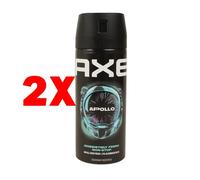 6pz AXE APOLLO deodorante spray corpo 150ml dedorante uomo NUOVO deo body