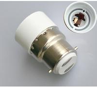 2 x baionetta da B22 a E14 per lampadina alogena o a LED