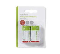 2 x Batteria Ni-MH ricaricabile C 1,2 V 4000 mAh HR14