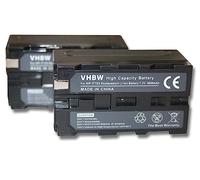 2 x Batterie VHBW 3600mAh compatibile con Foto/Videocamera SONY DCR-TRV (MiniDV), DCR-TRV103, DCR-TRV110, DCR-TRV120, DCR-TRV130, DCR-TRV210, DCR-TRV310