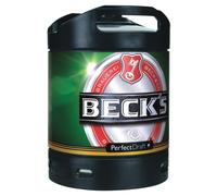 2 X Becks Pils Perfect Draft 6 Litri 4,9 % Vol. MEHRWEG