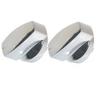 2 X Belling 1000DF Manopola di Controllo Fornello Forno Interruttore Gas Argento