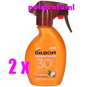 2 x Bilboa Coconut Glow Protezione Solare Spf30 Con Olio Di cocco 250 ml