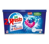 2 X Bio Presto Power Caps Detersivo Bucato Lavatrice Classico In Capsule - Form