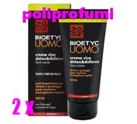 2 x Bioetyc uomo crema viso detox&defence 50 ml