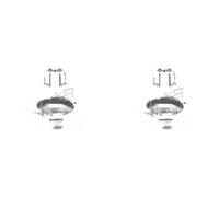 2 x Boccola cilindro TOPRAN per MERCEDES-BENZ CLK (C209), CLK kabriolet