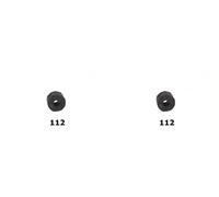 2 x Boccola in gomma barra stabilizzatrice JAPANPARTS per NISSAN PATROL III, UP