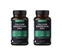 2 X Boldfit Integratore di Calcio 1000mg per Donna e Uomo con Magnesio - 60Tabs