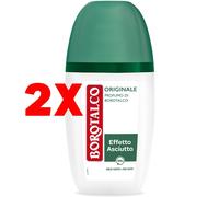 2 X BOROTALCO Deodorante Originale Vaporizzatore 75 Millilitri