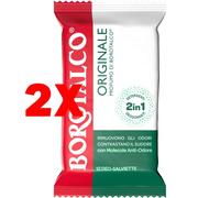 Borotalco, Deo-Salviette Originale 2in1, Salviettine Detergenti e Deodoranti con Molecole Anti-Odore, 48h di Efficacia, Tessuto Naturale, 0% Alcol, Profumo di Borotalco, 12 Pezzi