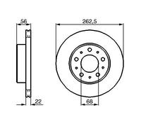 2 x BOSCH 0 986 478 283 Disco freno per VOLVO
