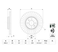 BOSCH Discofreno 0 986 478 590