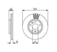 2 x BOSCH 0 986 479 576 Disco freno per MERCEDES-BENZ