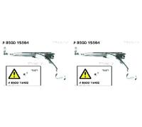 2 x Braccio oscillante TRISCAN per ABARTH, FIAT 500, 500C / 595C / 695C