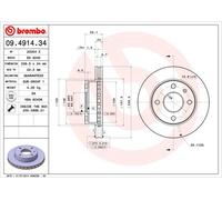 BREMBO Discofreno per FORD 09.4914.34
