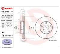 PASTIGLIE ANTERIORE FRENI BREMBO P83055 TOYOTA RAV 4 II 2.0 VVTI 4WD 110 KW 2004