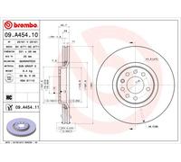 2 x BREMBO 09.A454.11 Disco freno per OPEL,VAUXHALL