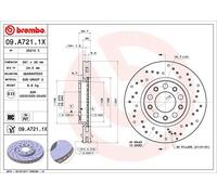 2 x BREMBO 09.A721.1X Disco freno per ALFA ROMEO,FIAT,JEEP