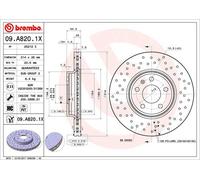2 x BREMBO 09.A820.1X Disco freno per AUDI,AUDI (FAW)