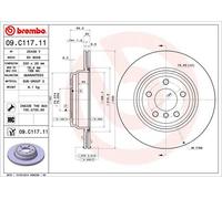 COPPIA DISCHI FRENO POST BREMBO BMW 3 Gran 340 i x 240KW 16> 09C11711
