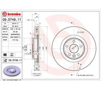 BREMBO 09.D749.11 Disco freno