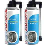 2 X CALDINI Ripara Pneumatici Spray Per Auto E-Bike