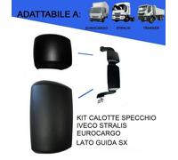 2 X CALOTTA SPECCHIO PICCOLA GRANDE RETROVISORE SX PER EUROCARGO STRALIS TRAKKER