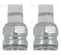 2 x Candela di accensione CHAMPION per BMW, HARLEY-DAVIDSON R 1200, XR