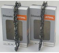 2 X catena per motosega stihl oilomatic picco Micro Mini 3 (pmm3) Mezza Scalpello 3/8 'P 1,1 mm 35 cm (3610 000 0050)