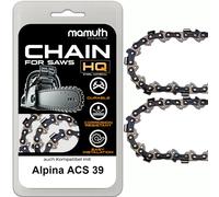 2 x catena per sega 35 cm 1,3 mm 3/8" 53 TG per Alpina ACS 39