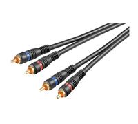 2 x Cavo di collegamento stereo RCA, doppio 50434
