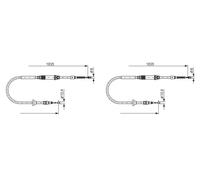 Cavo freno a mano 1 987 482 873 BOSCH per VW PASSAT B5 PASSAT B5 Variant
