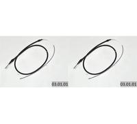 2 x Cavo freno a mano LINEX per AUDI, SEAT, SKODA, VW A3 8L, BORA