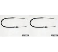 2 x Cavo freno a mano LINEX per VW DERBY II, POLO II